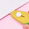 2pcs Cute Cartoon Corn Mini Art Knife Wallpaper Knife Paper Knife Office Student Small Unpacking And Unpacking Knife